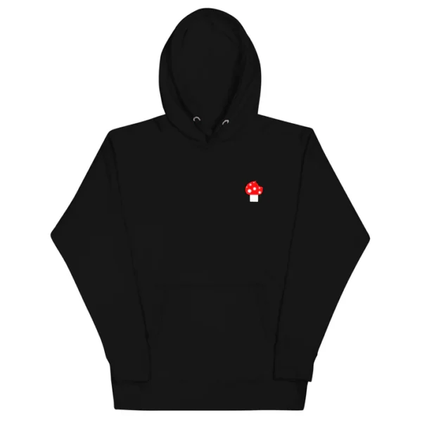 Silly Farms Red Cap Hoodie black